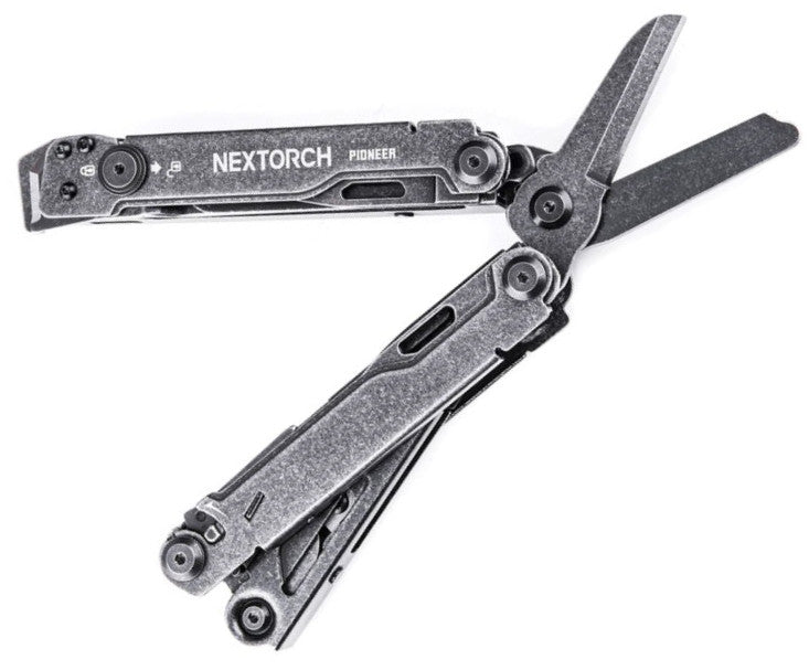 Nextorch Pioneer Multi Tool with Black Stainless Handles - Versatile Outdoor Gear