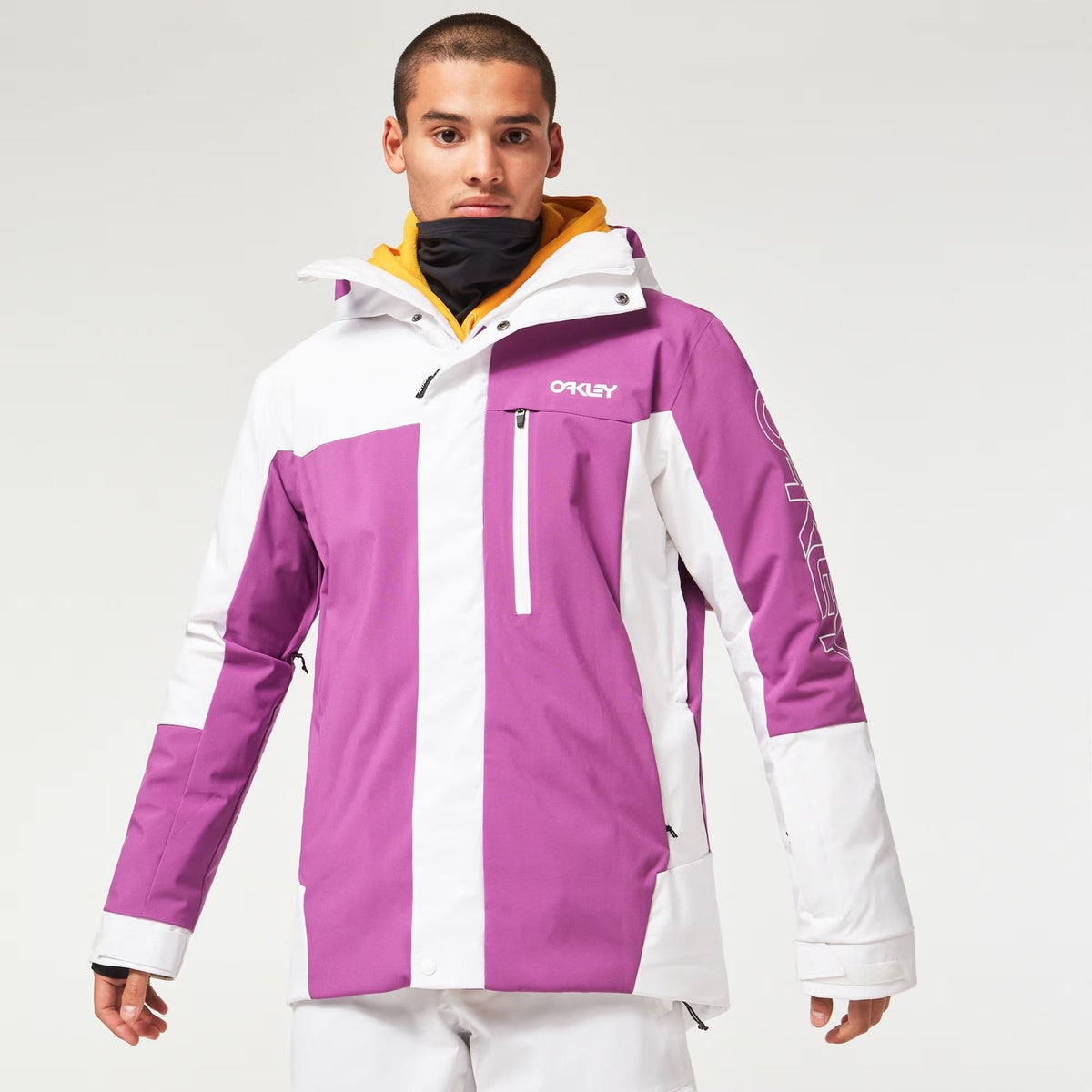 Men's Insulated Oakley TNP TBT Jacket - Ultra Purple/White