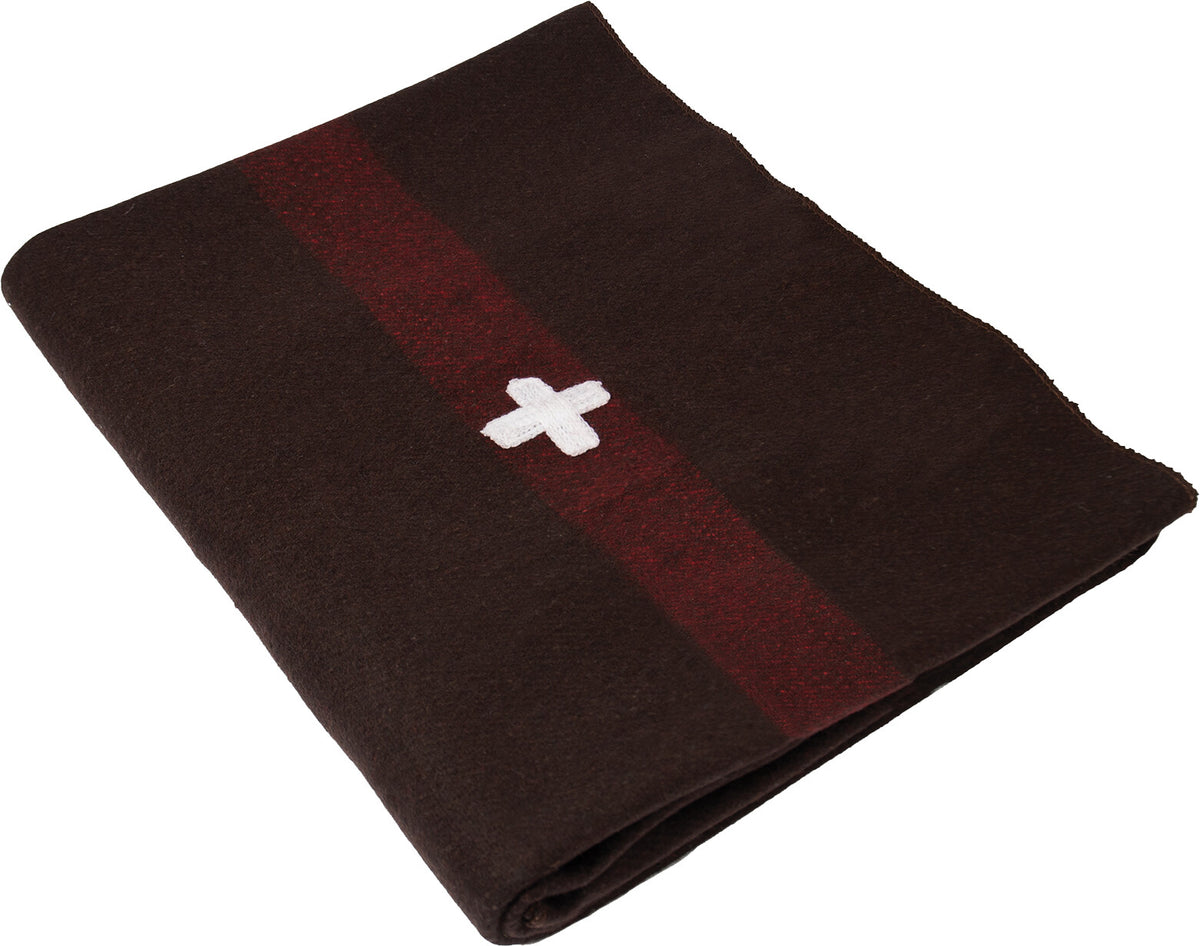 Heavyweight Military Wool Blanket 62 x 80 Inches - Warm Outdoor Throw
