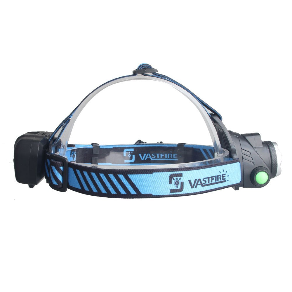 Rechargeable LED Headlamp with Red Light & Wave Control for Night Hunting