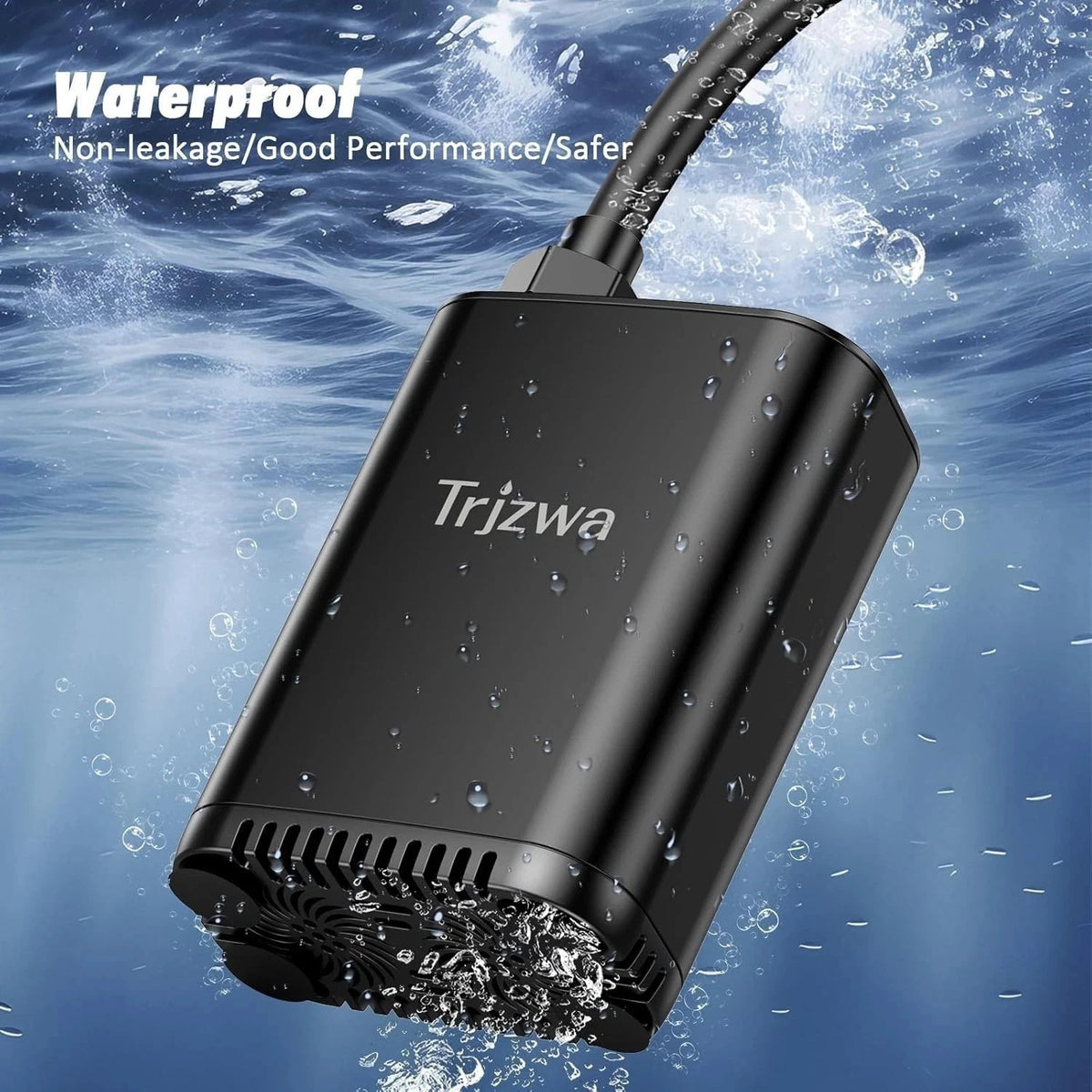Rechargeable Portable Camping Shower Pump with Adjustable Head