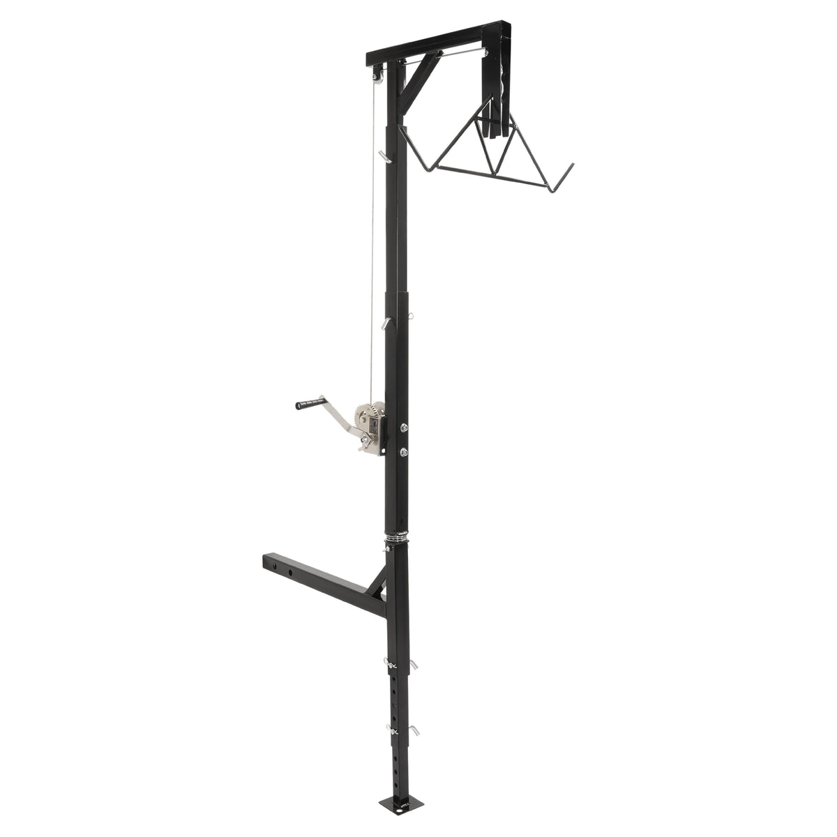 Hitch Mount Deer Hoist with Winch 400lb Capacity Swivel Gambrel Lift