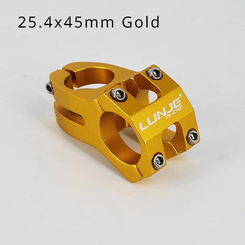 MTB Bike Short Stem 45mm Aluminum Alloy Bicycle Handlebar Stem for Mountain Cycling