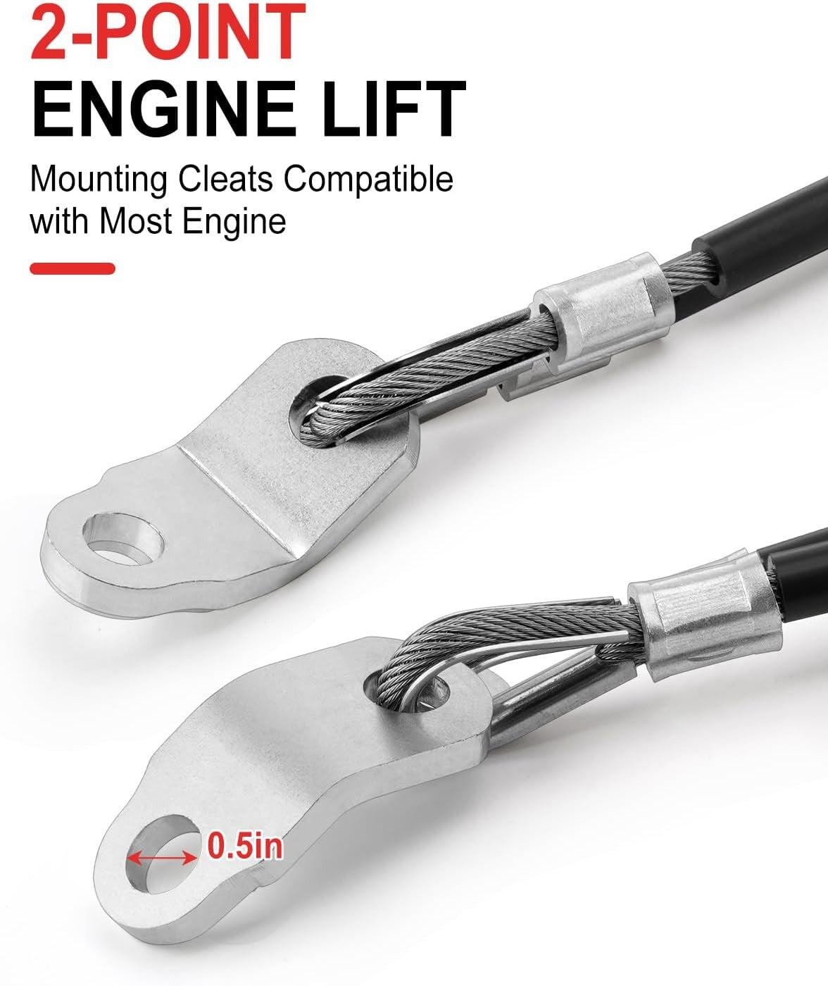 Engine Lifting Hoist Chain Sling 2200 lbs for Engine & Transmission Removal