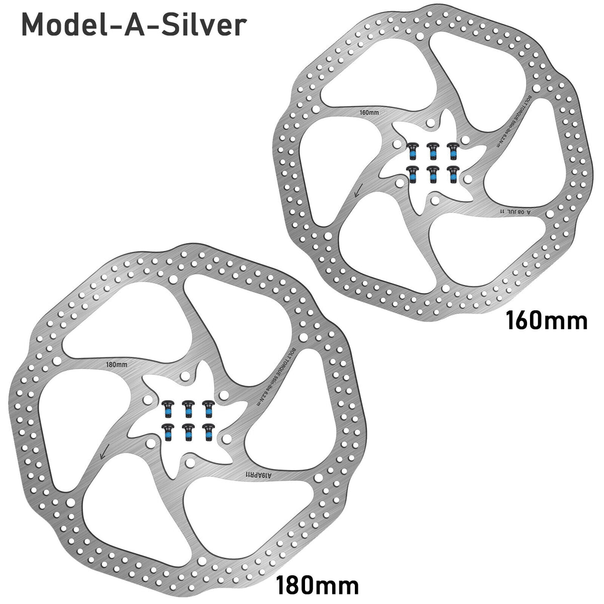 Bike Disc Brake Rotor 160mm 180mm 203mm for Road MTB Cycling