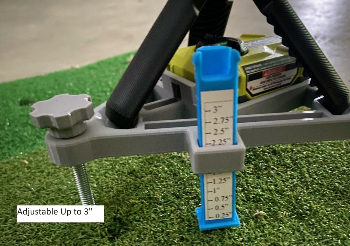 Adjustable Laser Stand for Garmin R10 Launch Monitor with Leveling Base