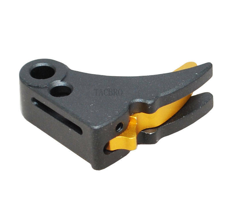 Anodized Aluminum Trigger Shoe with Safety for Gen 1-3 - Multiple Colors