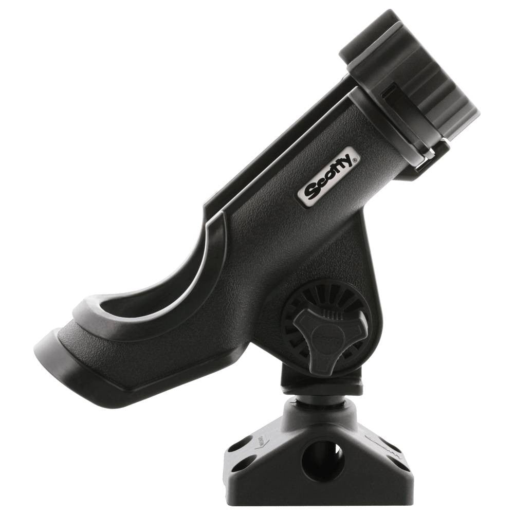 Fishing Rod Holders 4-Pack with Side Deck Mount – Universal Locking Reel Holders