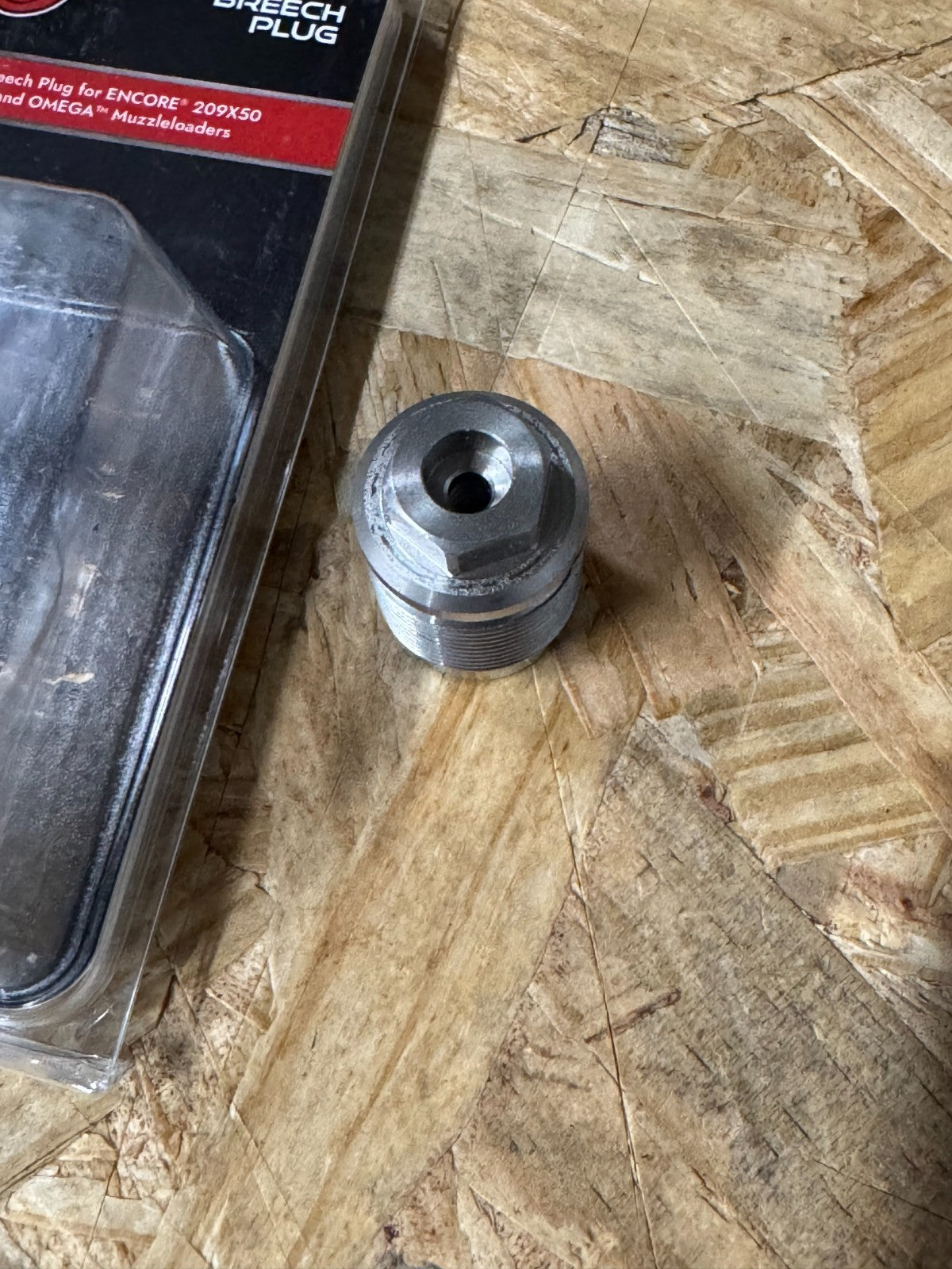 Muzzleloader Breech Plug for Thompson Center Impact Encore Omega 209x50 Stainless Steel