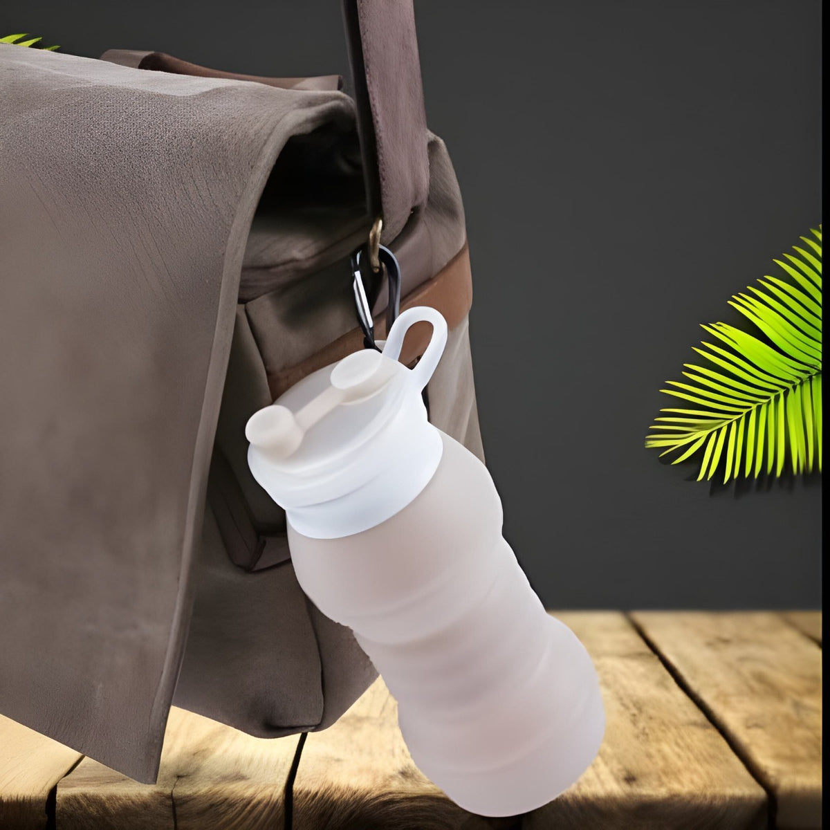 Collapsible BPA-Free Silicone Water Bottle - Lightweight & Travel Friendly