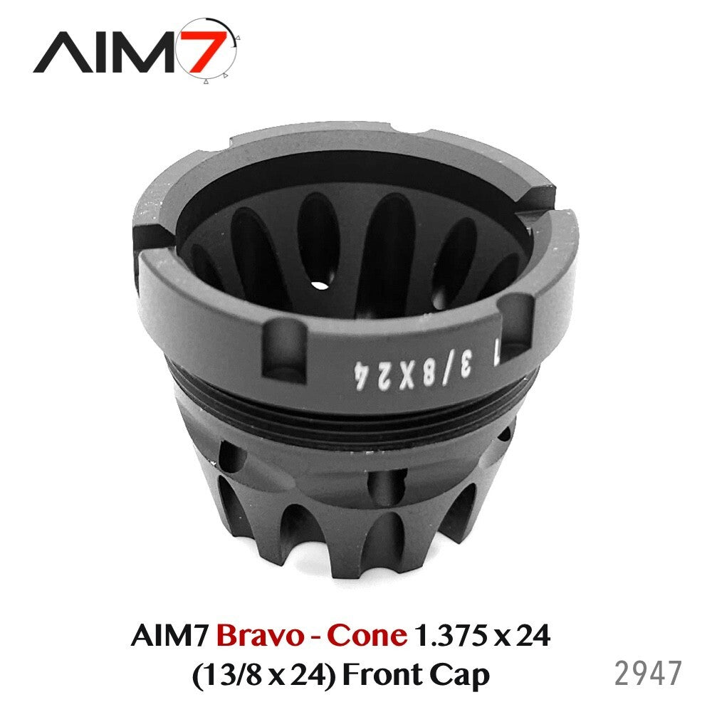 Aim7 Bravo Cone 1.375 x 24 Threaded Front Cap for Hub Mounts