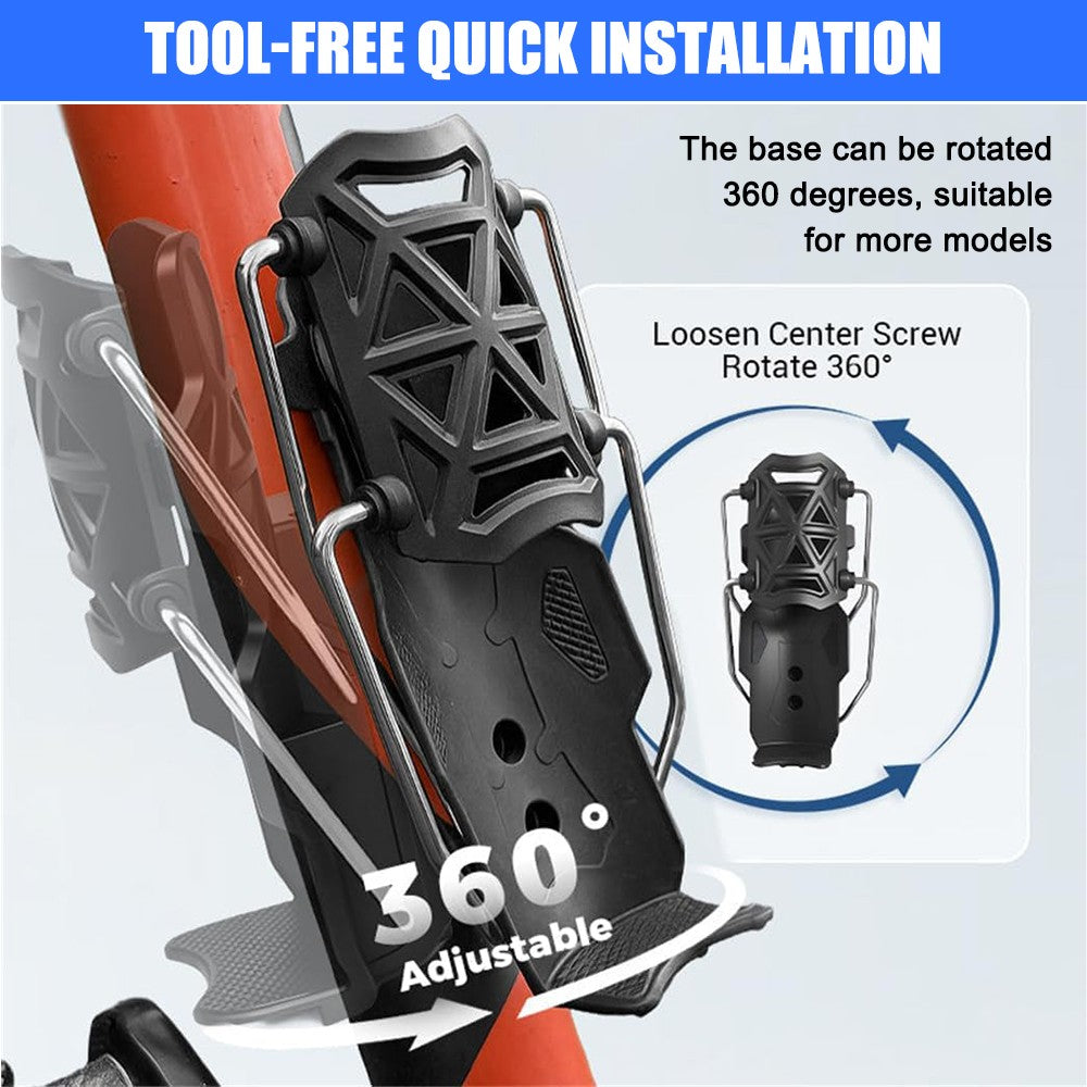 Universal Bicycle and Motorcycle Cup Holder - Adjustable & Weatherproof