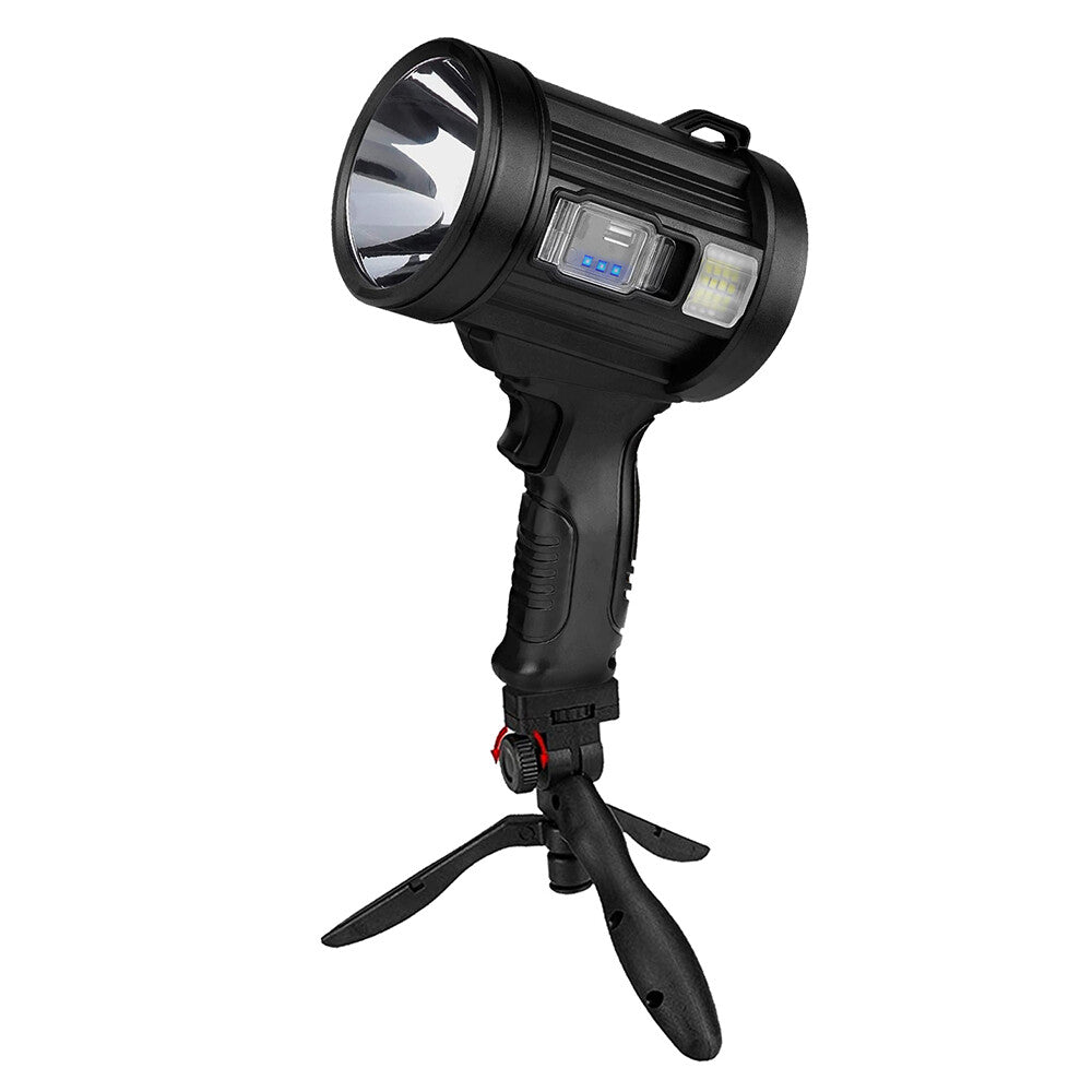 Super Bright LED Searchlight with 200000 Lumens, Handheld Camping Spotlight