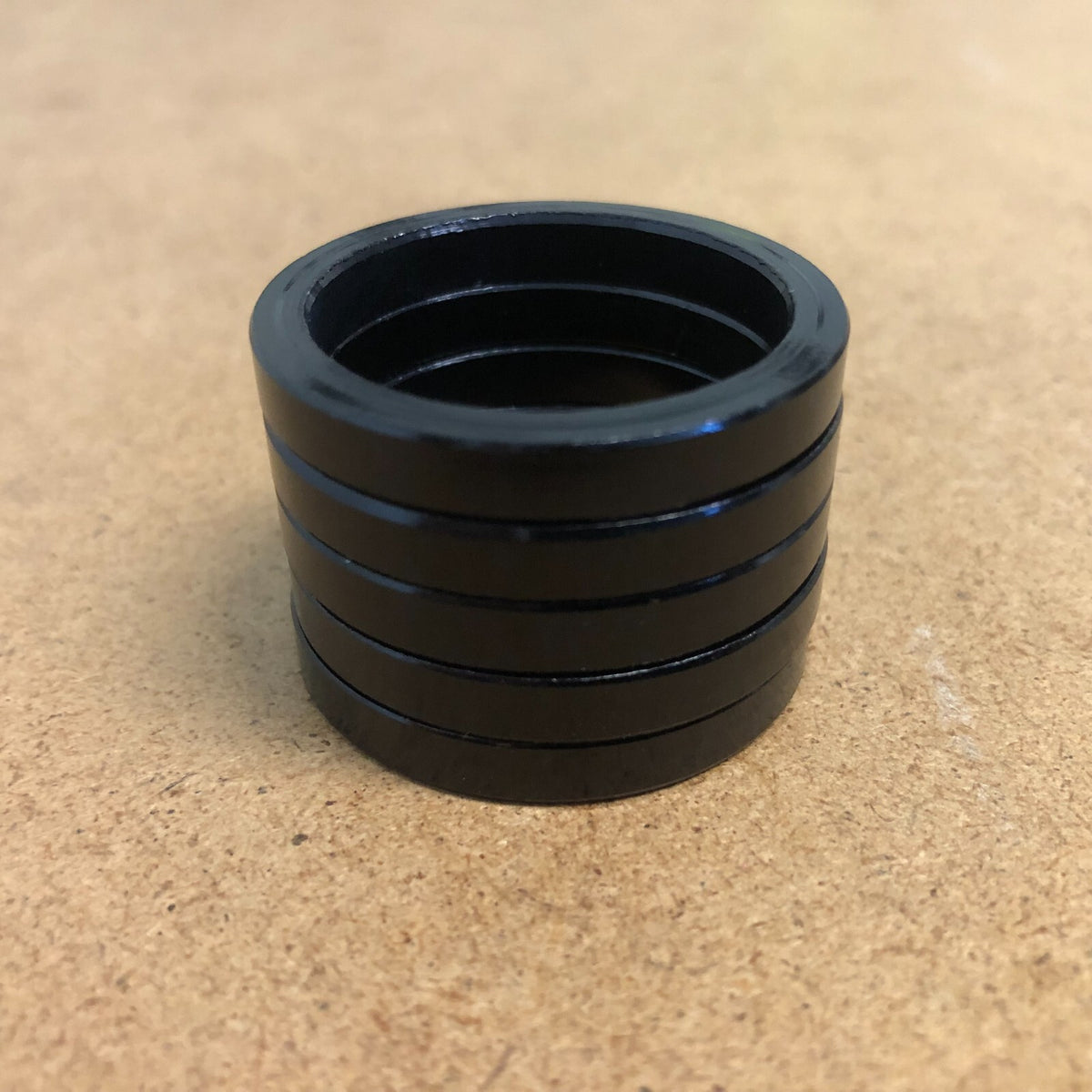Bike Headset Spacers 1-1/8 Inch Aluminum Alloy Set Varies Sizes 5pcs