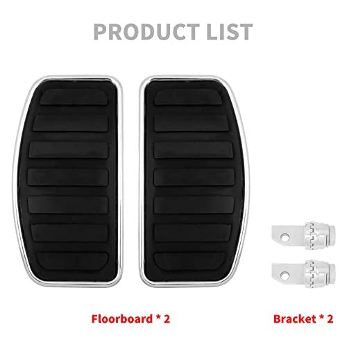 Adjustable Motorcycle Floorboard Foot Pegs for Passenger & Rider Cruisers