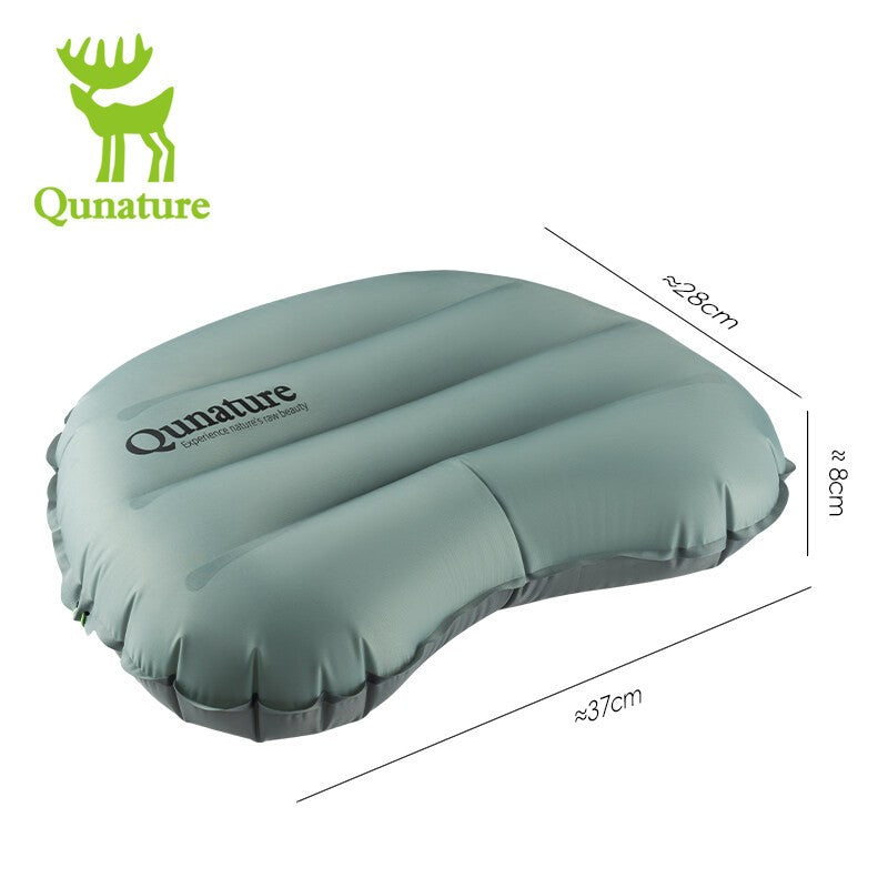 Lightweight Inflatable Camping Pillow with Neck Support - Compact & Waterproof