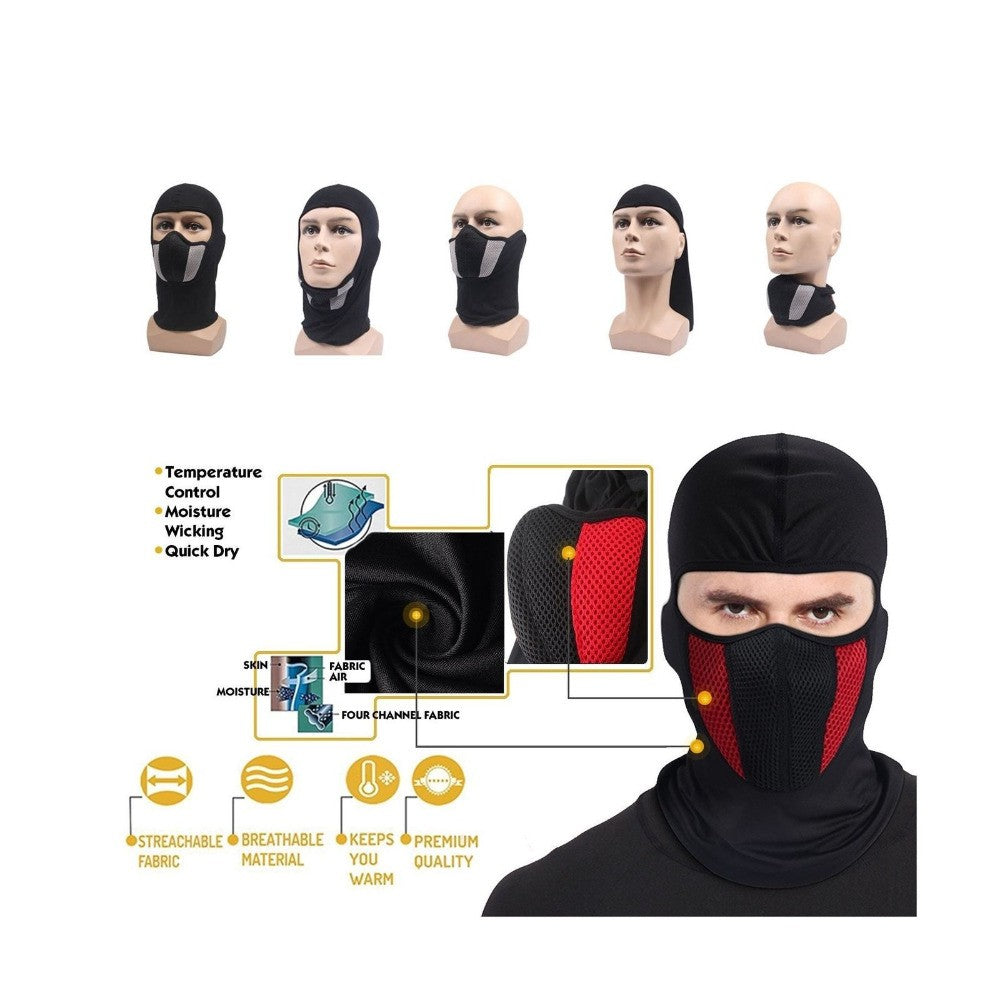 Breathable Windproof Full Face Mask for Ski Motorcycle Hunting Balaclava