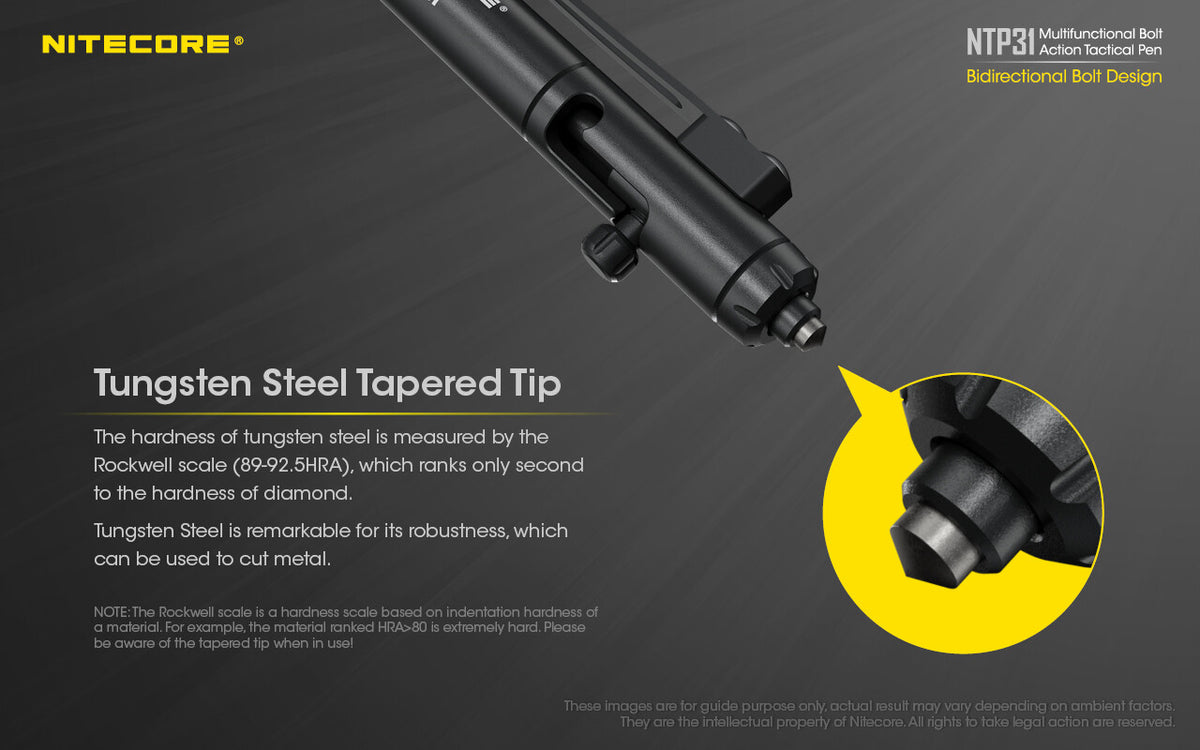 Tactical Pen with Tungsten Tip & Emergency Window Breaker - EDC Self Defense Tool
