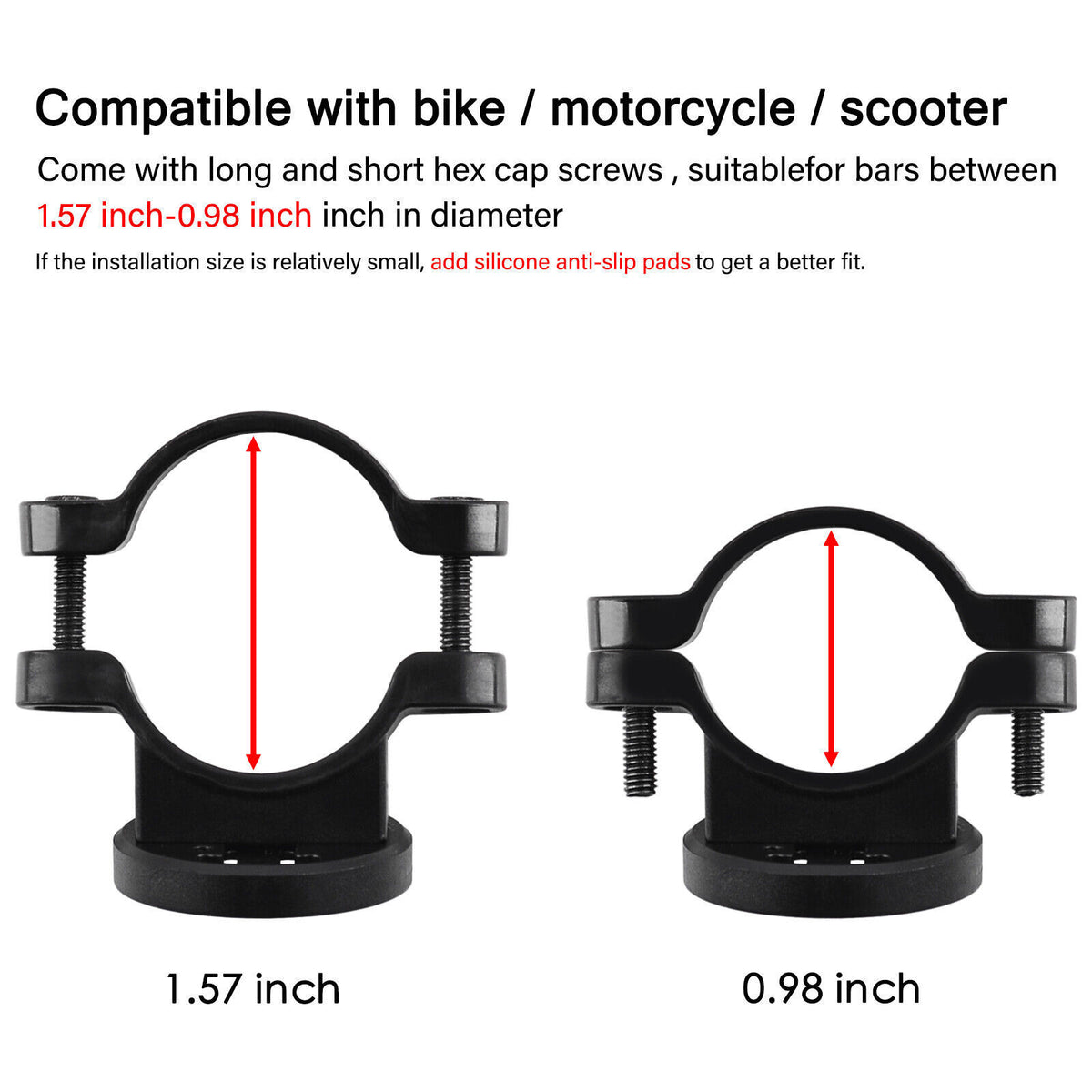 Wireless Waterproof Bike Alarm with Remote & Taillight USB Charging - 115dB