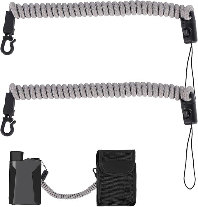 2 Pcs Rangefinder Tether Cord, Detachable Hunting Lanyard Adjustable Stretch
