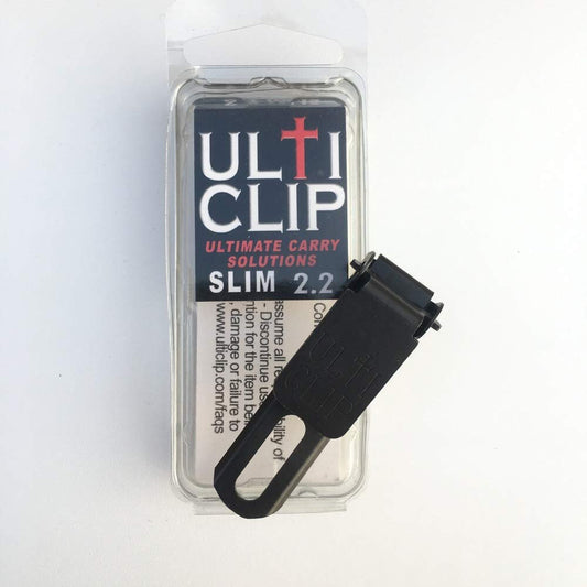Slim Ulticlip 2.2-Inch Beltless Concealed Carry Clip - Black Oxide Steel