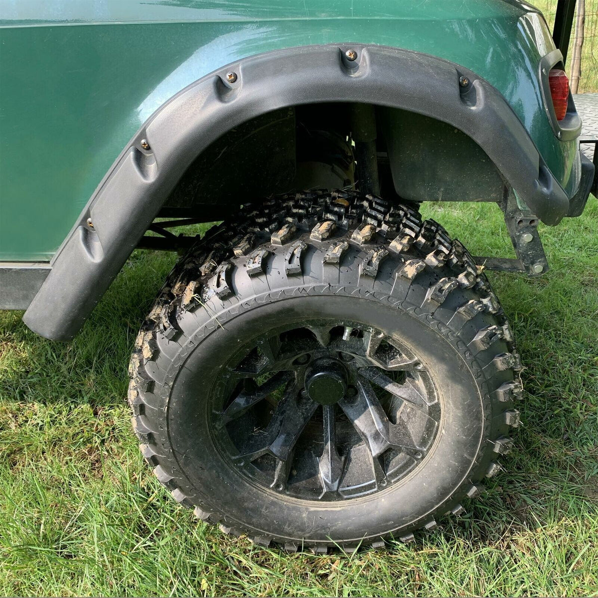 Golf Cart Fender Flares Set of 4 for EZGO TXT 1994-2013 – Black ABS Plastic