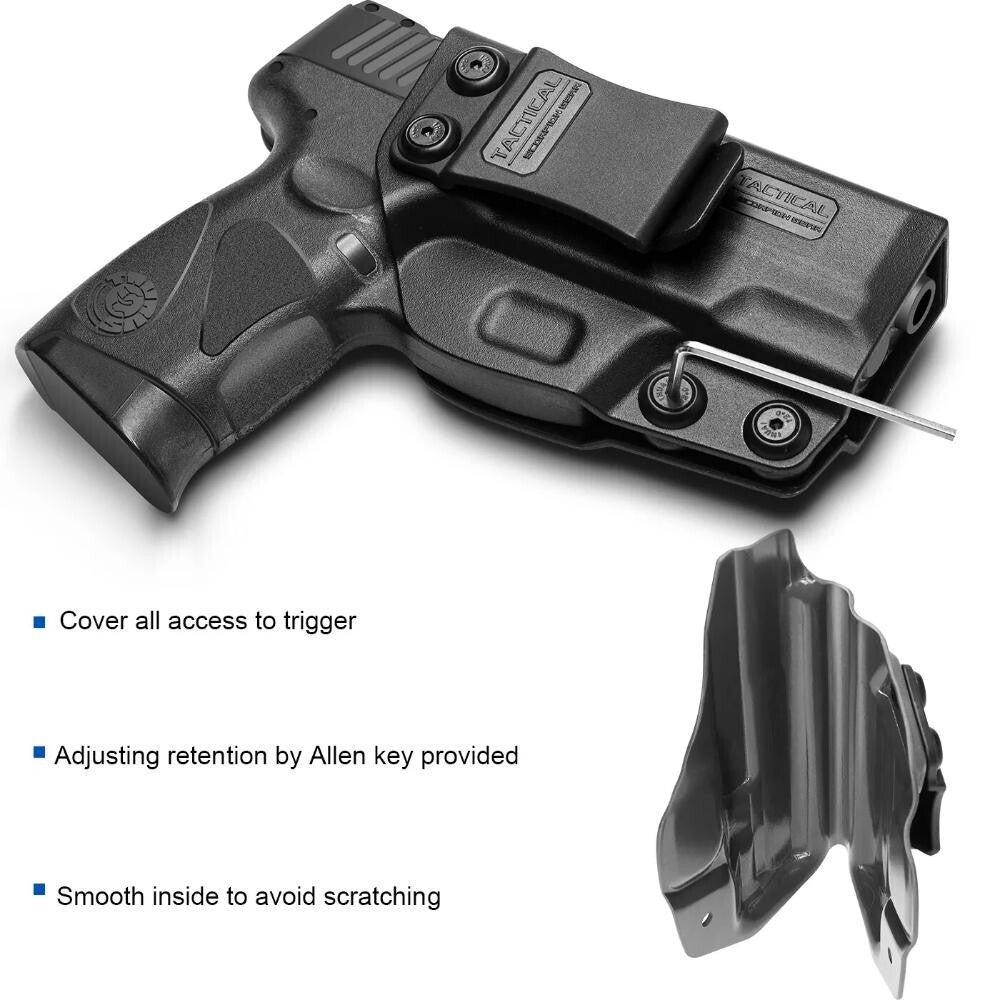 Tactical IWB Holster for Taurus Millennium G2 & G3C - Concealed Carry