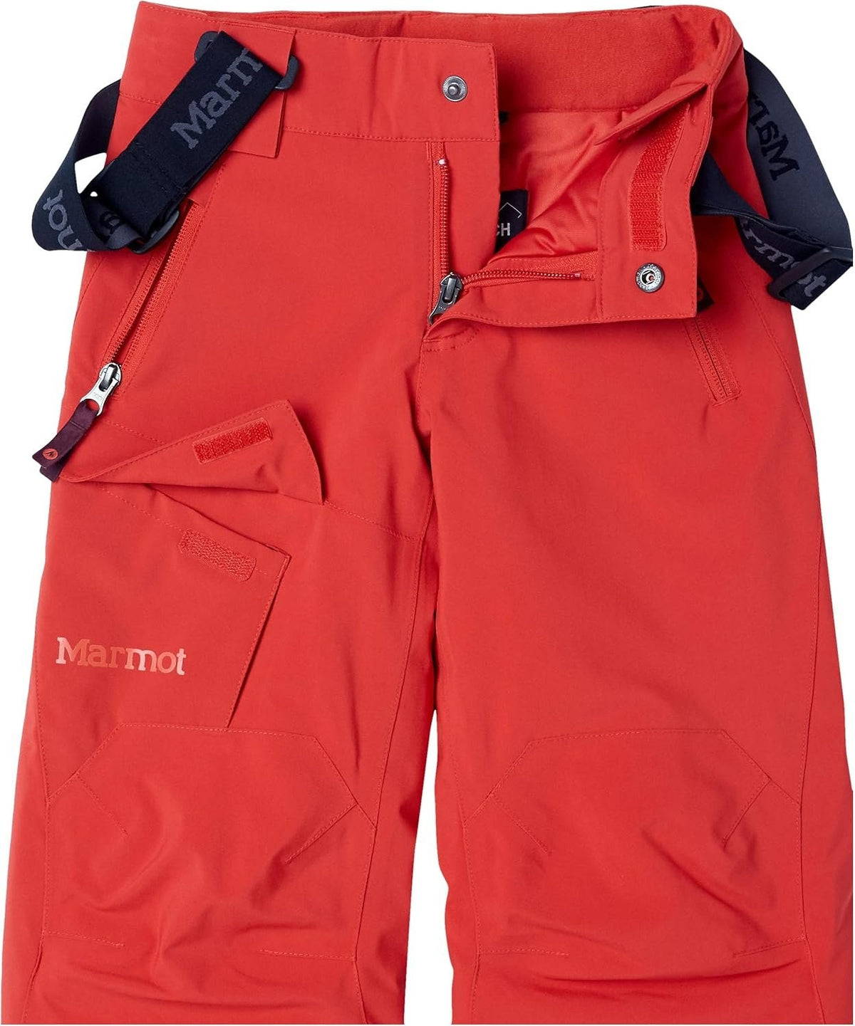 Kids Insulated Snow Pants - Waterproof & Breathable Winter Ski Wear - Cairo Red, Medium