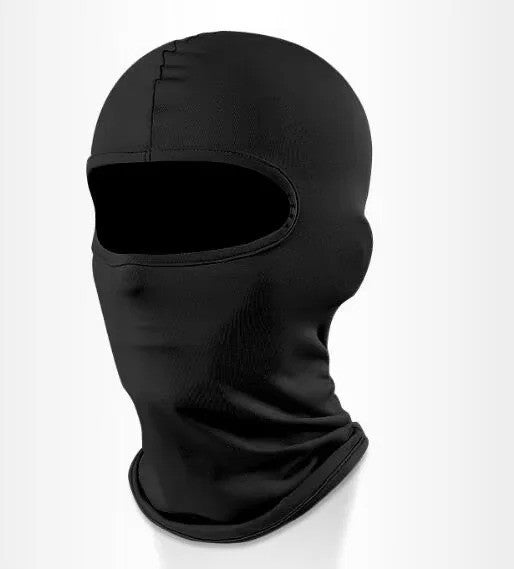 Men's Black Lightweight Balaclava Face Mask for Motorcycle and Skiing
