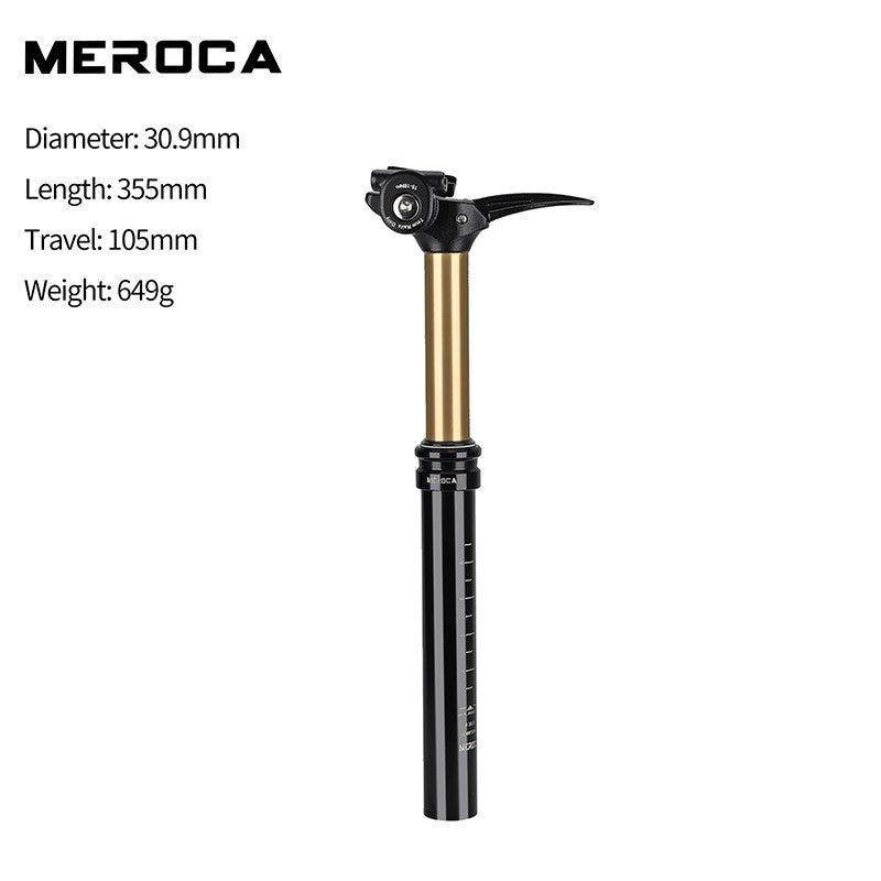 Mountain Bike Seatpost - Multiple Sizes MTB Bicycle Dropper Seat Post