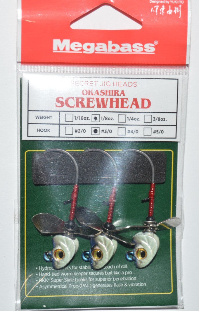 3 Pack Fishhook Jig Heads 1/8oz 3/0 for Swimbaits & Lures