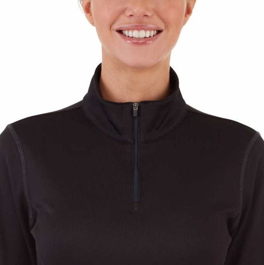 Spyder Women's Baselayer 1/4 Zip Top High Performance Comfort