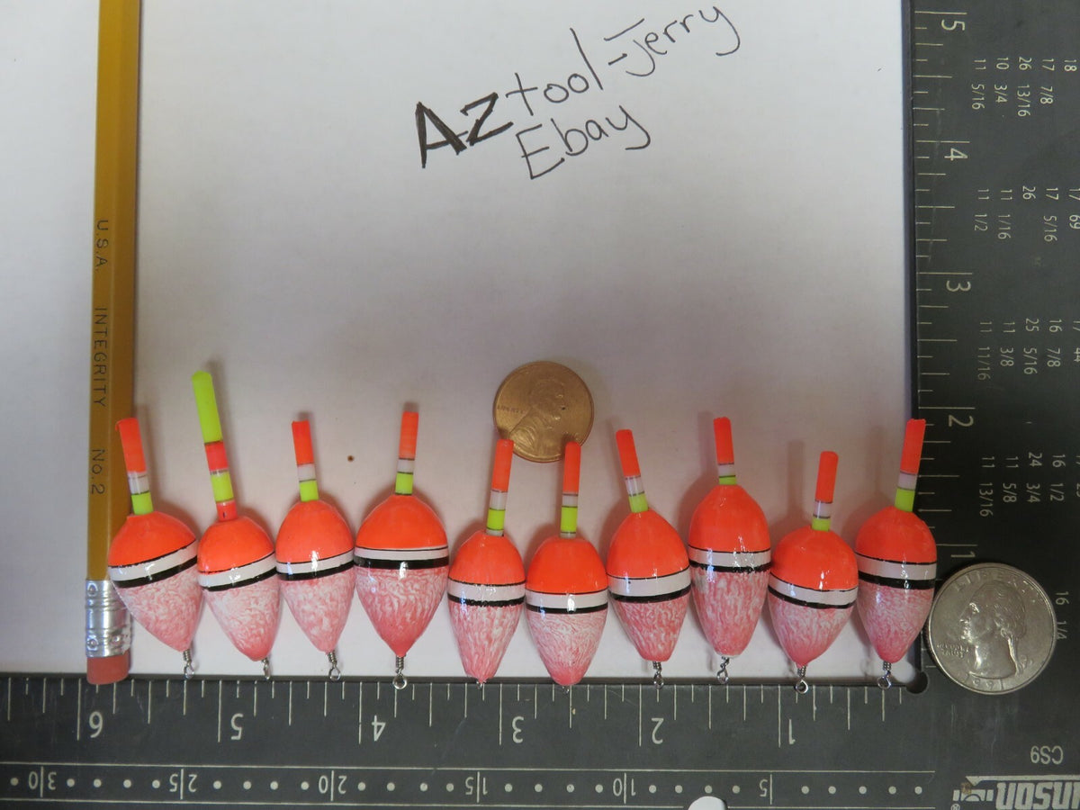 Wood Slip Floats for Fishing Set - Handcrafted Bobbers for All Seasons