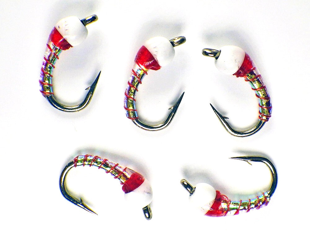 Fly Fishing Flies - Premium Trout Nymphs Ice Cream Cone Chromie Pattern - Guide Flies