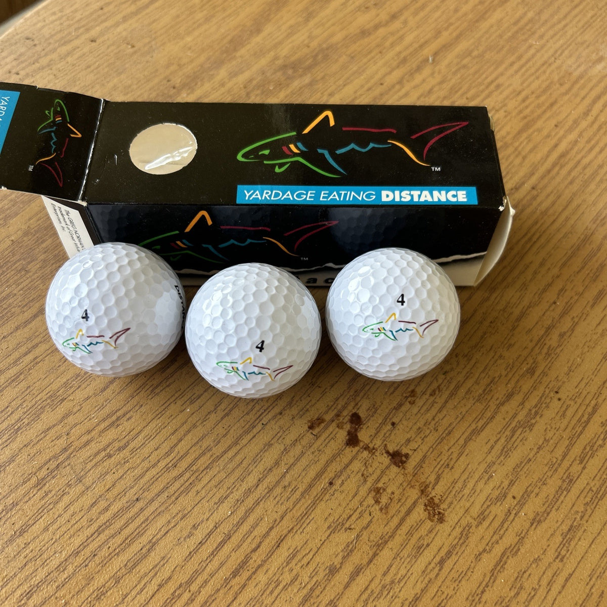 Vintage Golf Balls 3-Pack - Greg Norman Attack Life, New