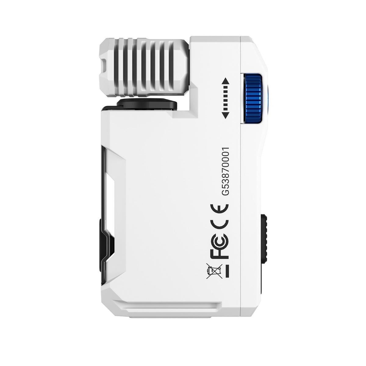 Rechargeable EDC Flashlight with RGB Light and 400 Lumens