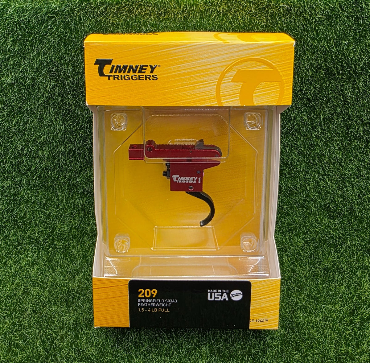 Springfield M1903A3 Featherweight Trigger - Adjustable 1.5-4 lb Curved Trigger for Precision Shooting