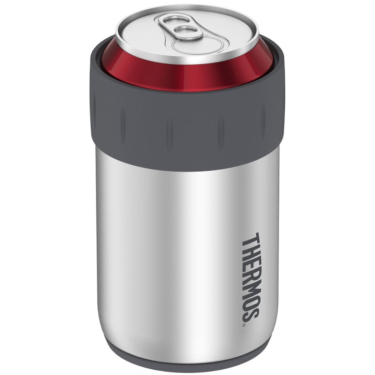 Insulated Stainless Steel Beverage Can Cooler - 12 oz Silver