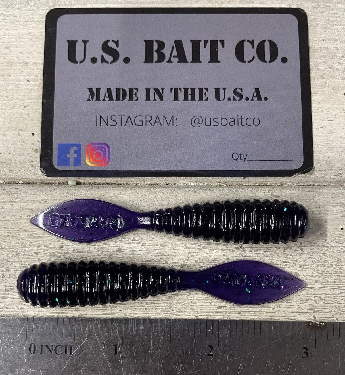 20 Pack Soft Plastic Fishing Baits - 3 Inch Junebug Stingray Grubs for Bass, Snook, Trout