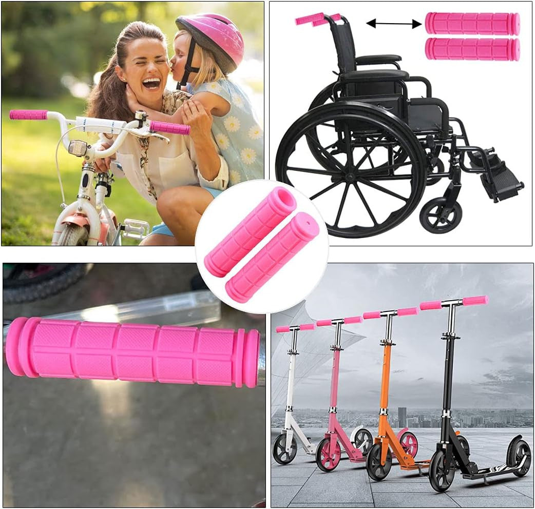 Non-Slip Bike Handlebar Grips for Kids and Adults with Tassel