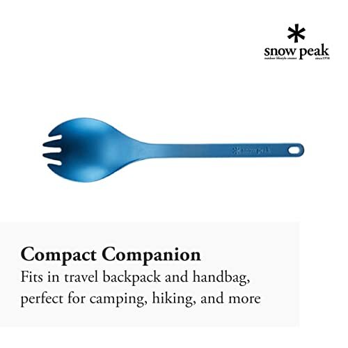 Titanium Spork - Ultralight Camping Utensil for Hiking & Outdoor Dining