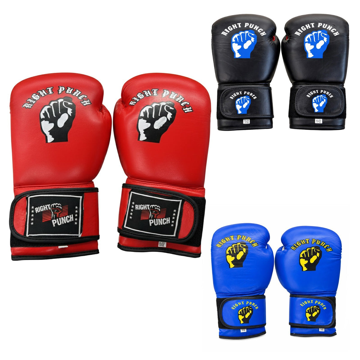 Cowhide Leather Boxing Gloves for Training and Sparring - Professional Gear