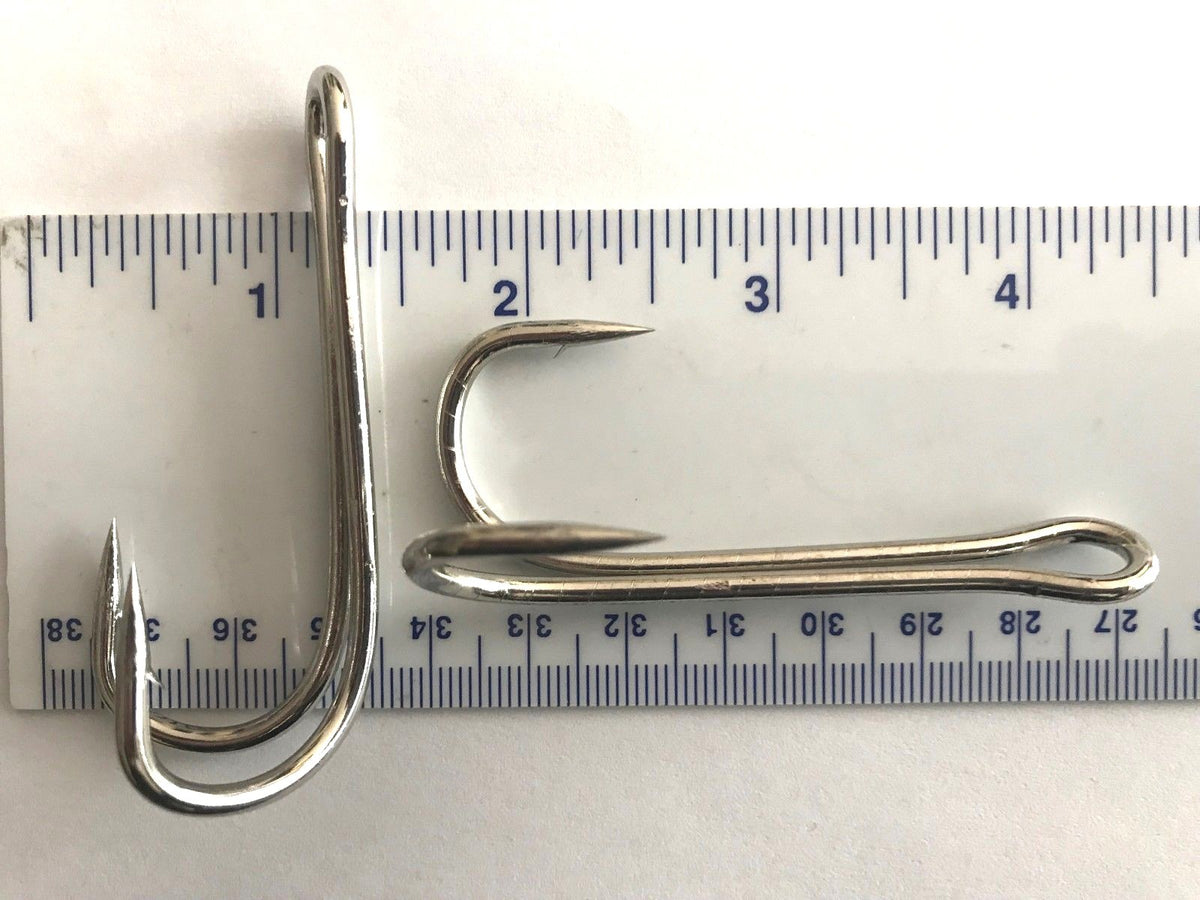 Double Tuna Fish Hooks Size 7/0 - 10 Pack for Sports Fishing