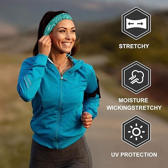 Sun UV Protection Face Masks 6 Pack - Breathable Neck Gaiter & Cover