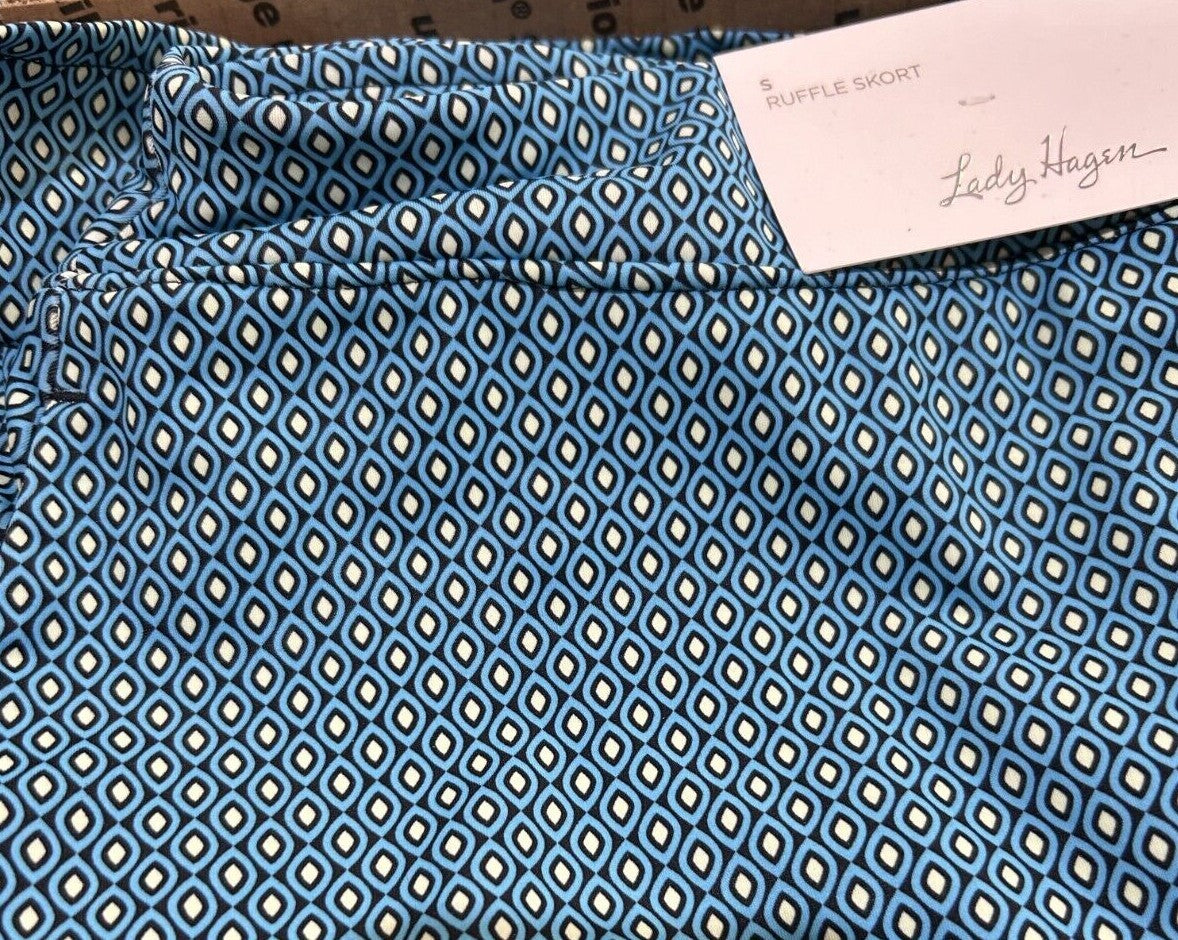 Women's Overlap Ruffle Skort - 16-Inch Golf & Tennis Skirt with UV Protection