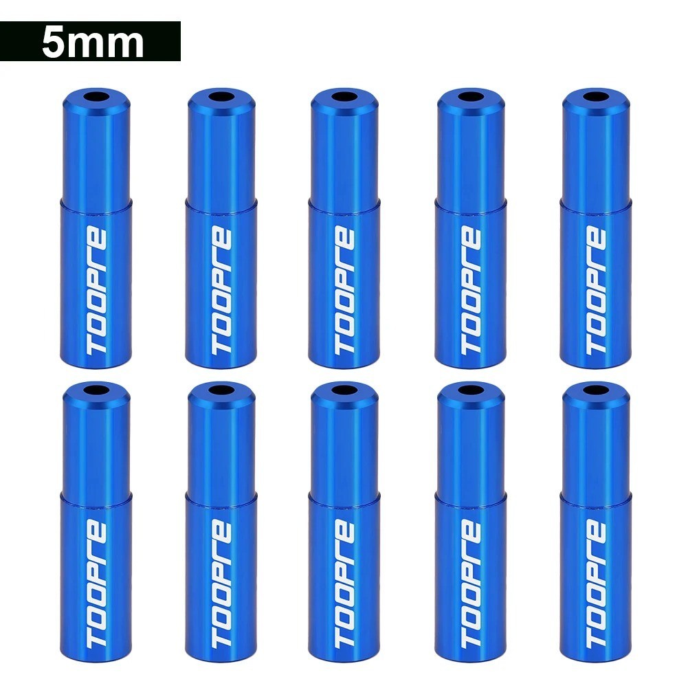Aluminum Bicycle Cable End Caps 4mm & 5mm Set for MTB Road Bike Brake & Shift