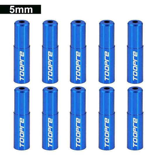 Aluminum Bicycle Cable End Caps 4mm & 5mm Set for MTB Road Bike Brake & Shift