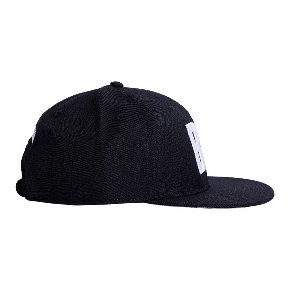 Bettinardi Flat Bill Adjustable Hat Cap - Black White Golf Style