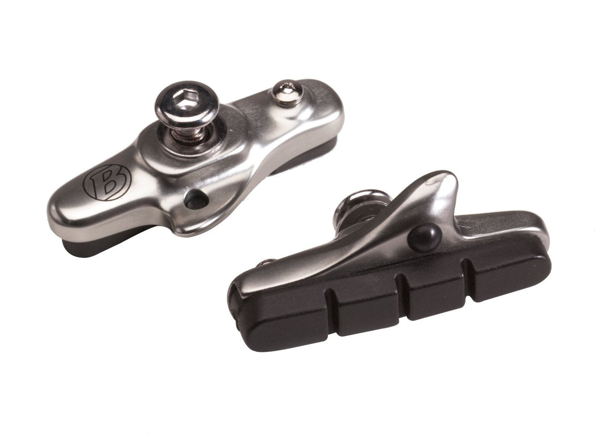 Shimano-Compatible Road Bike Rim Brake Pads Pair - Alloy Caliper Cartridges