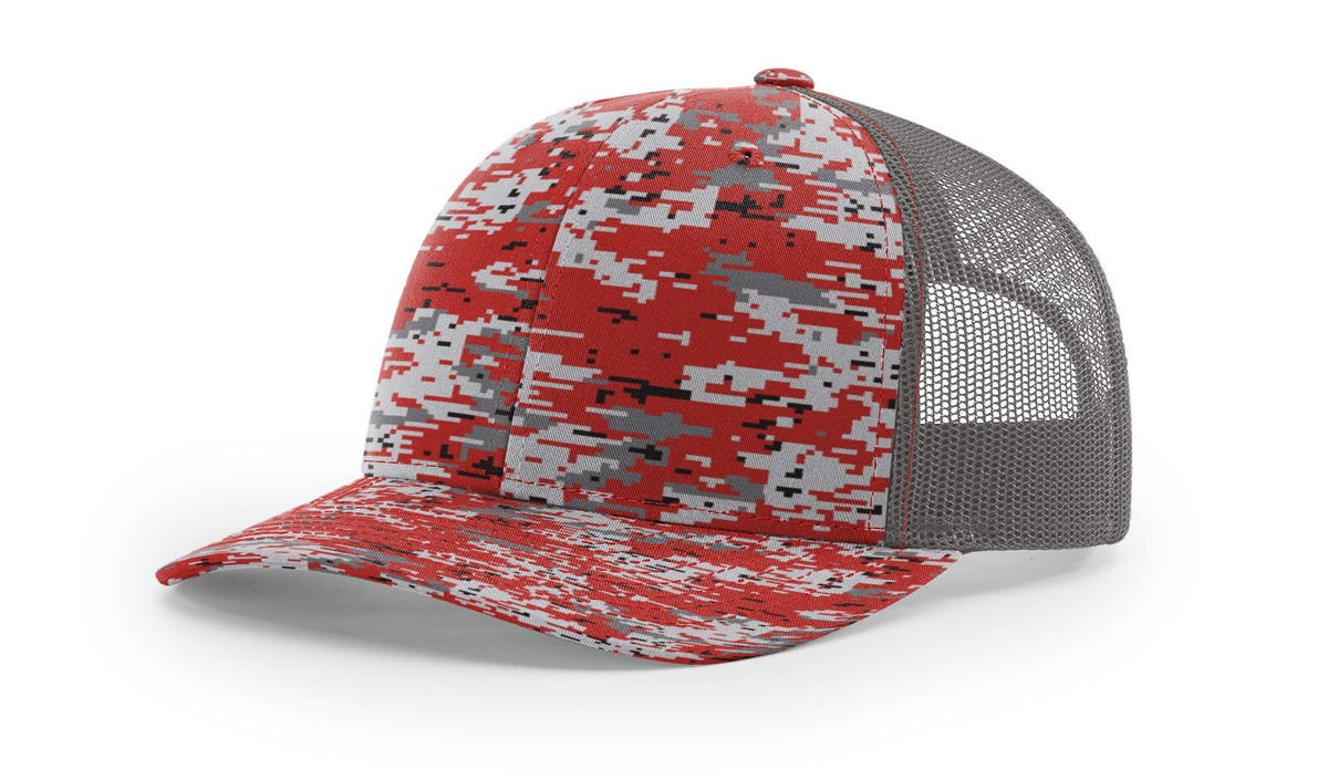 Richardson Camo Trucker Hat Adjustable Snapback Cap Multiple Colors